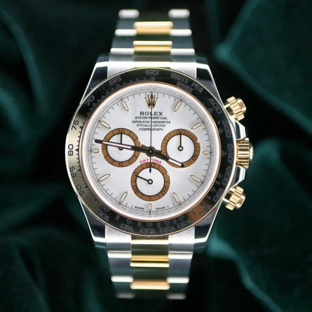 NEW 2024 Rolex Daytona Two-Tone 40MM White Dial Yellow Gold Stainless Steel COMPLETE SET 126503