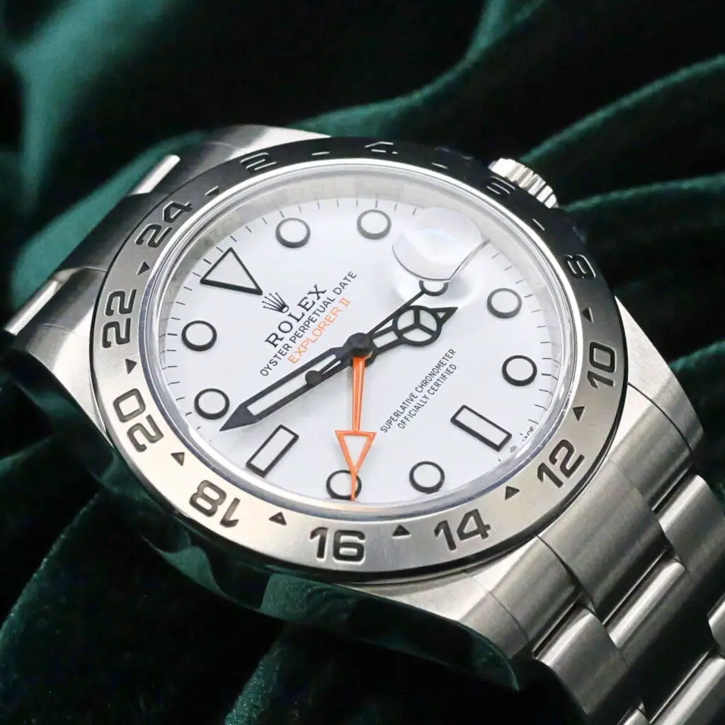 2024 Rolex Explorer II "Polar" White Dial Orange Accents Stainless Steel 42mm MINT CONDITION COMPLETE SET M226570-0001