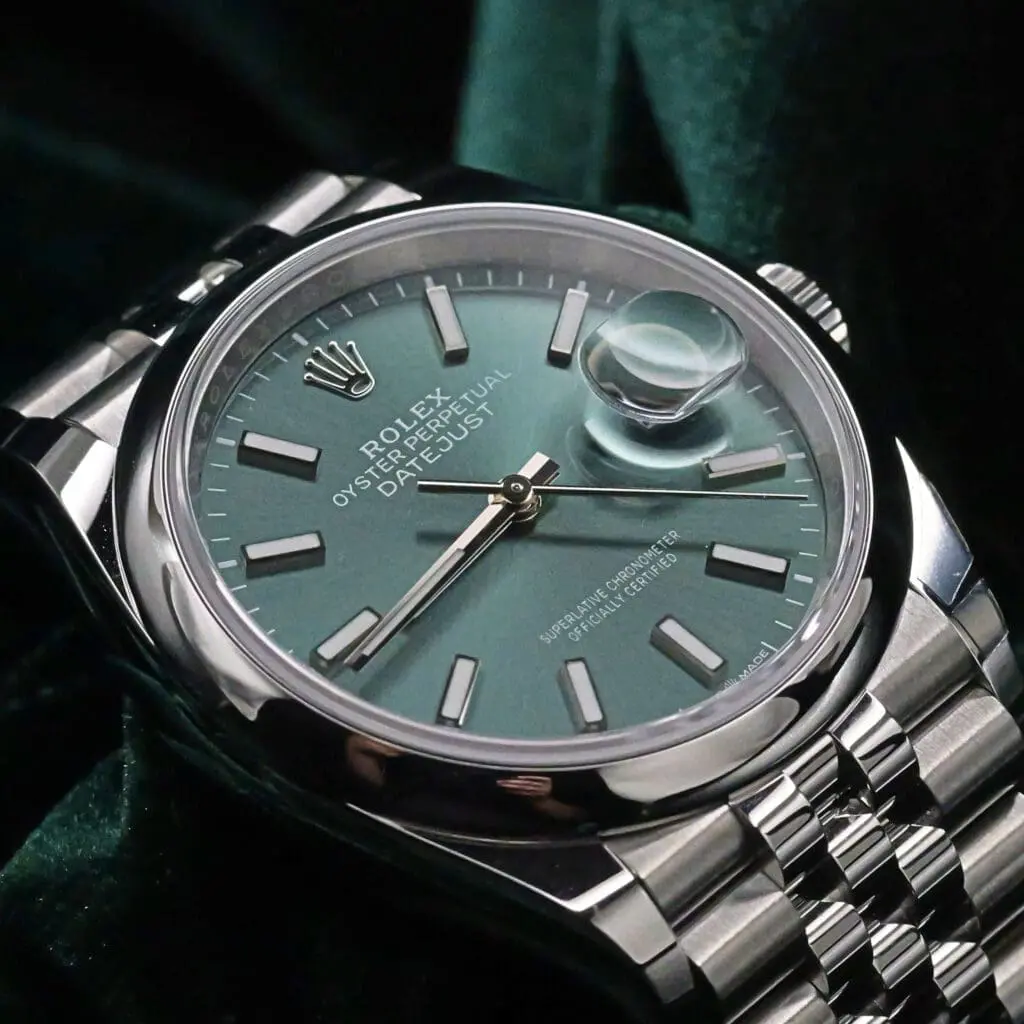 2026 NEW UNWORN Rolex Datejust 36 Mint Green Dial Jubilee Bracelet Stainless Steel COMPLETE SET 126200