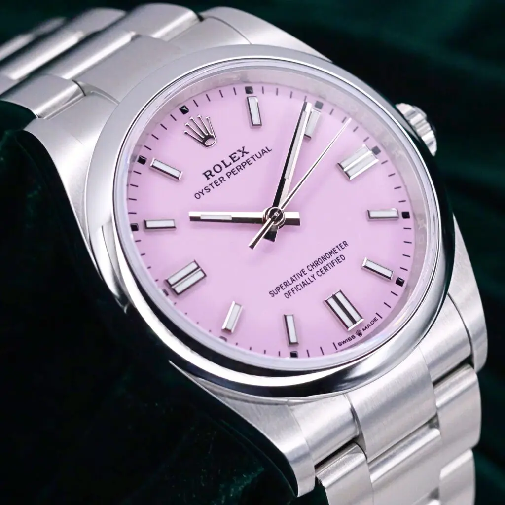 2025 NEW UNWORN Rolex Oyster Perpetual 36 Candy Pink Dial Stainless Steel COMPLETE SET 126000-0008