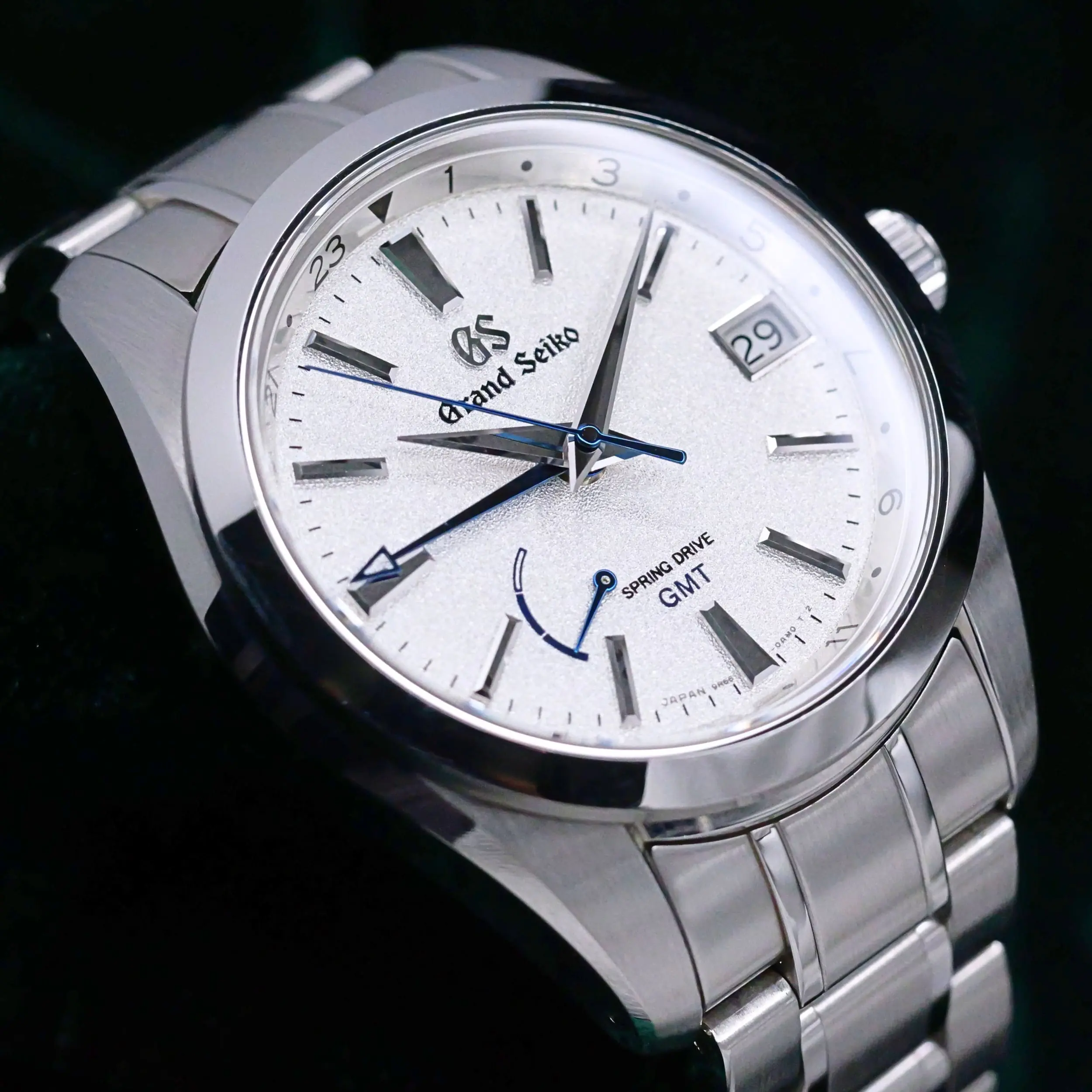 Grand Seiko Spring Drive GMT Limited Edition Blizzard Silver Dial