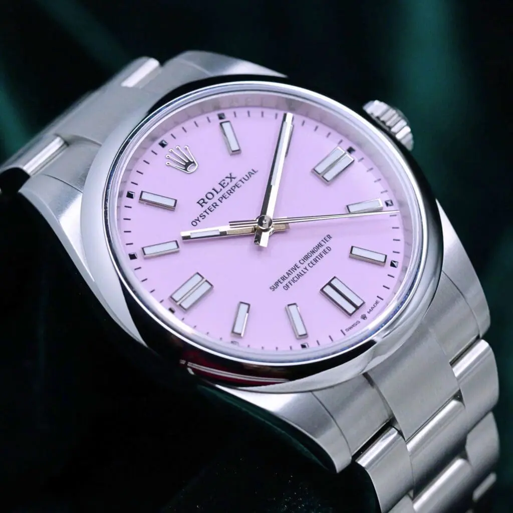 2026 NEW UNWORN Rolex Oyster Perpetual 41 Pink Dial Oyster Bracelet Stainless Steel COMPLETE SET 134300