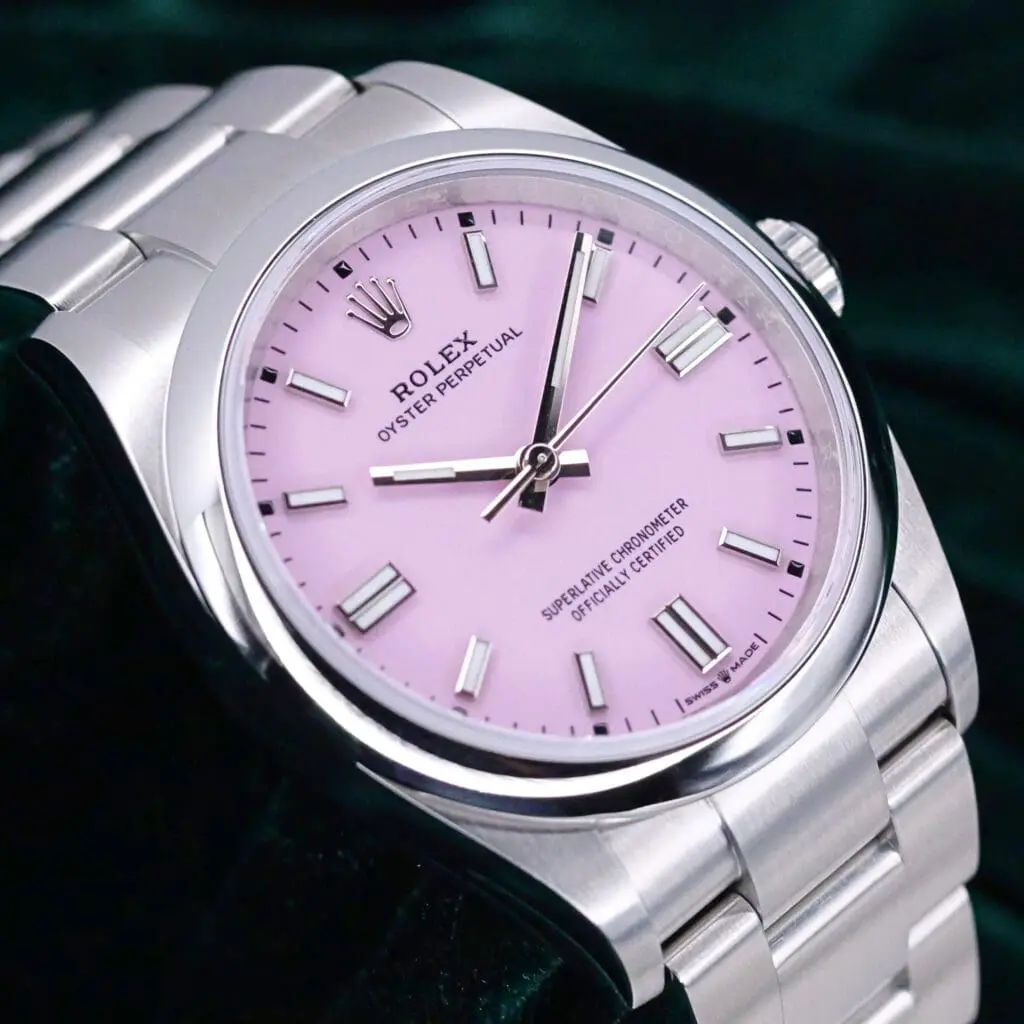 2025 NEW UNWORN Rolex Oyster Perpetual 36 Candy Pink Dial Stainless Steel COMPLETE SET 126000-0008