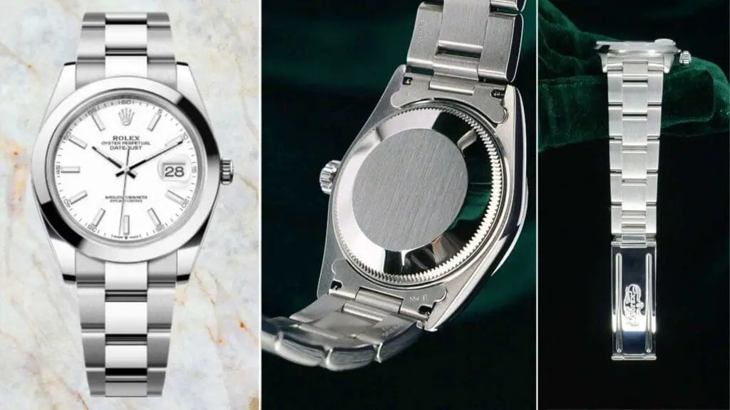 Datejust Caseback and Bracelet
