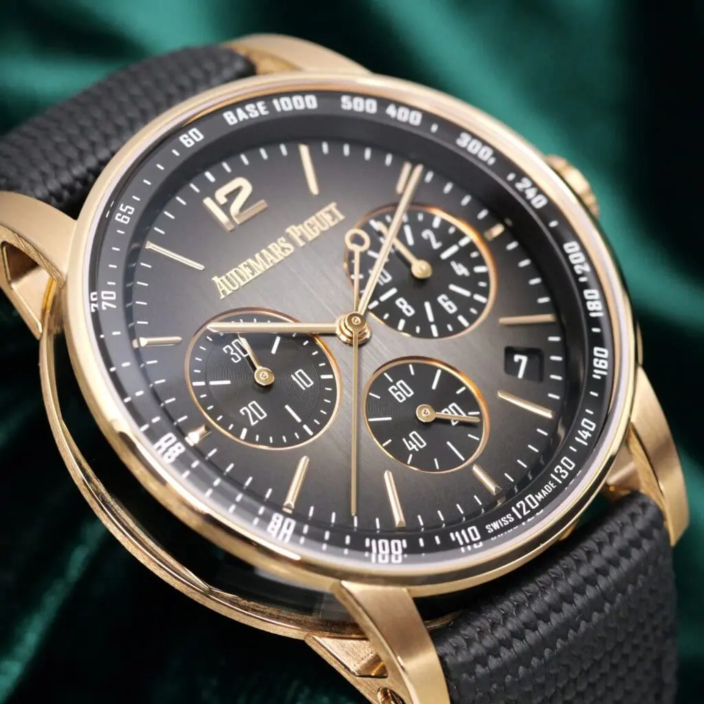 Audemars Piguet Code 11.59 Chronograph Gray Dial 18K Rose Gold & Ceramic 41mm MINT CONDITION COMPLETE SET 26393NR.OO.A002KB.01