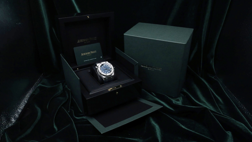 AP Royal Oak Offshore 42mm Diver Blue Dial & Rubber Strap 15720ST - Box & Papers