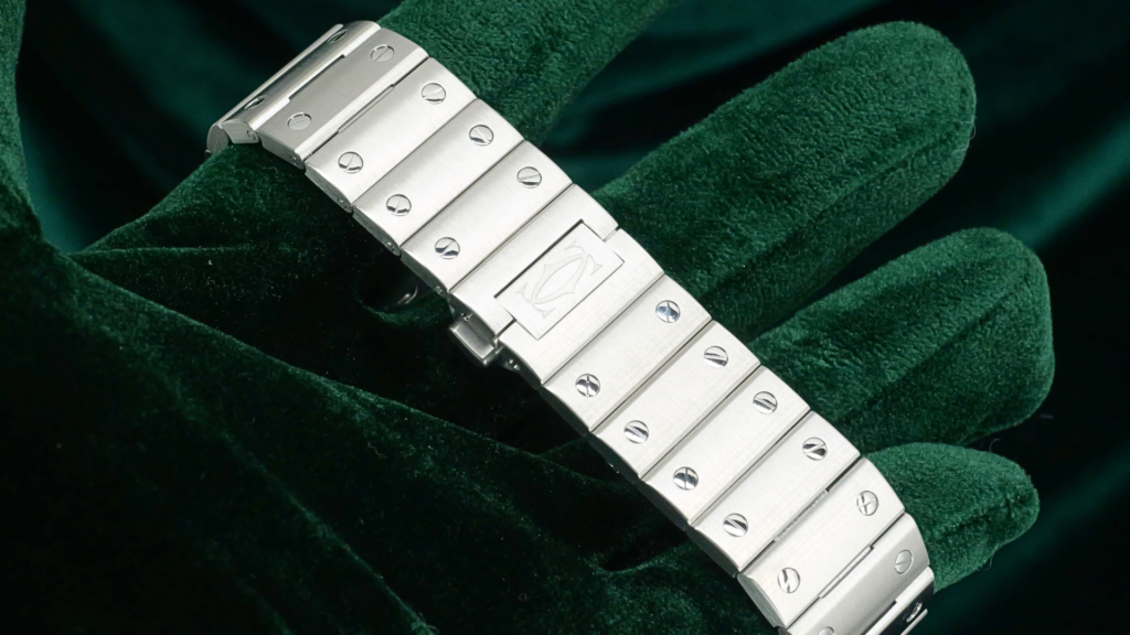 Cartier Santos de Cartier Large Steel / Steel Bracelet / Gradient