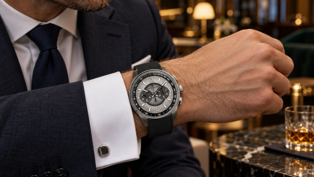 Jaeger-LeCoultre Polaris Chronograph 42 Stainless Steel / Rubber