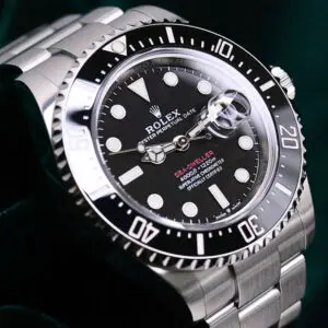 Rolex Sea-Dweller "Red Letter" Black Dial Black Cerachrom Bezel Oyster Bracelet Stainless Steel 43mm MINT CONDITION COMPLETE SET 126600
