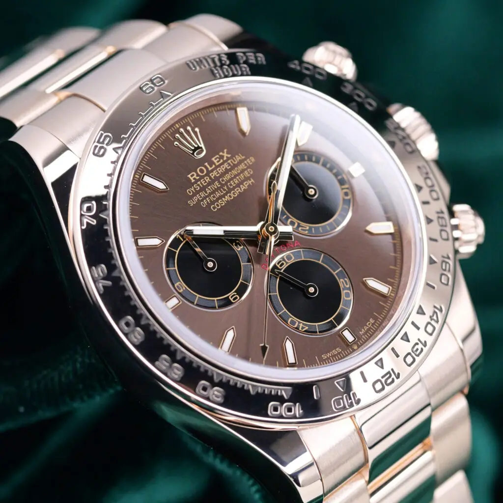 2025 Rolex Cosmograph Daytona Chocolate Brown & Black Dial 18K Everose Gold Oyster 40mm MINT CONDITION COMPLETE SET 126505