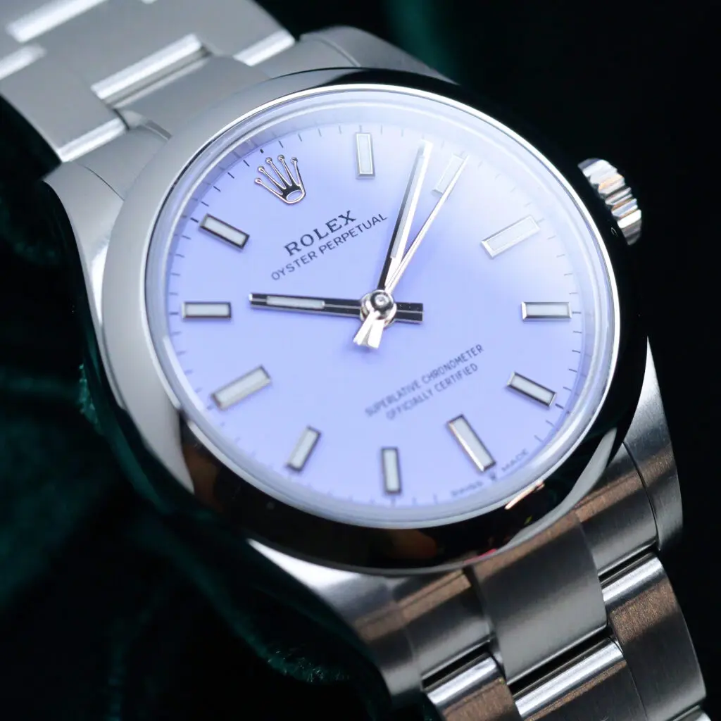2026 NEW UNWORN Rolex Oyster Perpetual 31 Lavender Purple Dial 31mm COMPLETE SET 277200-0014