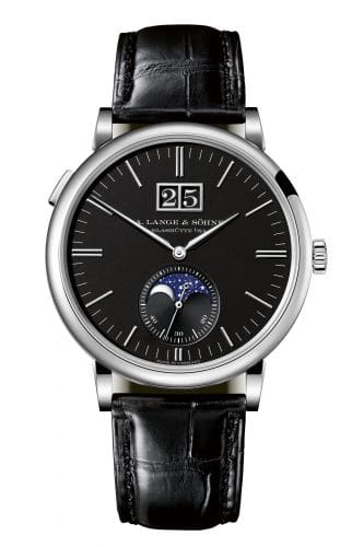 A. Lange & Söhne Saxonia Moonphase White Gold / Black 384.029