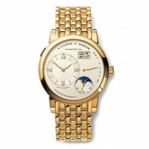 A. Lange & Söhne Lange 1 Moonphase Yellow Gold / Silver / Bracelet 109.321