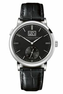 A. Lange & Söhne Saxonia Outsize Date White Gold / Black 381.029