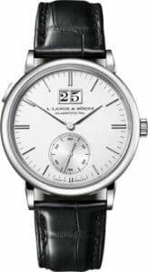 A. Lange & Söhne Saxonia Outsize Date White Gold / Silver 381.026