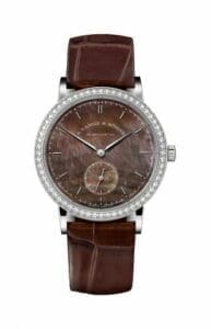 A. Lange & Söhne Saxonia White Gold / Diamond / Brown 878.038