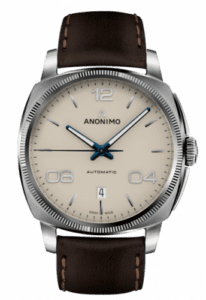 Anonimo Epurato Automatic Stainless Steel / Cream / Leather AM-4000.01.310.W42