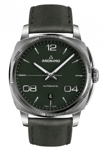 Anonimo Epurato Automatic Stainless Steel / Green / Leather AM-4000.01.107.W66