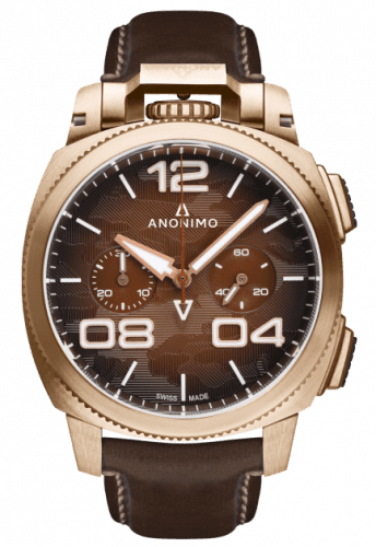 Anonimo Militare Automatic Bronze / Brown Camouflage / Leather AM-1123.01.001.A04