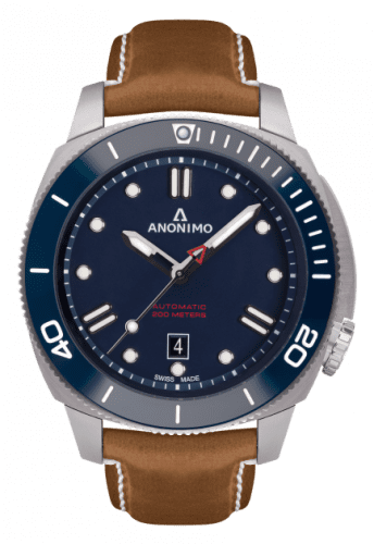 Anonimo Nautilo Automatic Stainless Steel / Blue / Leather AM-1002.06.004.A06