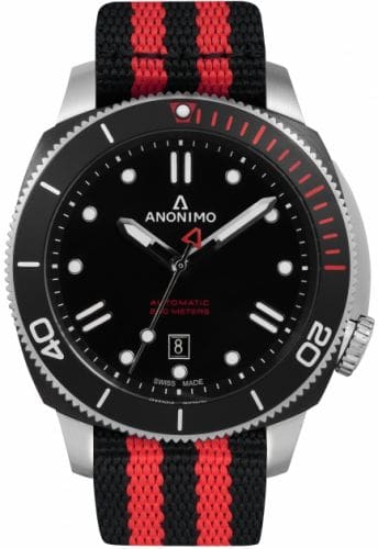 Anonimo Nautilo Automatic Stainless Steel / DLC / Black / NATO AM-1002.01.001.A11
