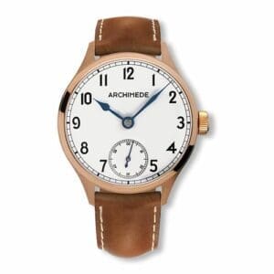 Archimede DeckWatch Bronze / Silver / Brown Leather UA7929-H1.2-BR
