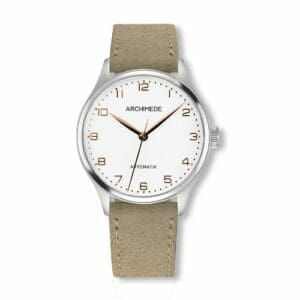 Archimede Klassik 36 TwoTone / Silver / Beige Suede UA4929-A3.37