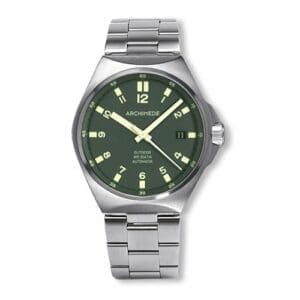 Archimede OutDoor 39 Protect Stainless Steel / Green / Bracelet UA8239B-A4.1-H