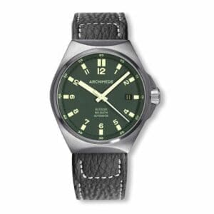 Archimede OutDoor 39 Protect Stainless Steel / Green / Leather UA8239-A4.1-H