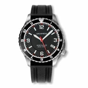 Archimede SportTaucher GMT Stainless Steel / Black / Rubber UA8974-GS-A1.2