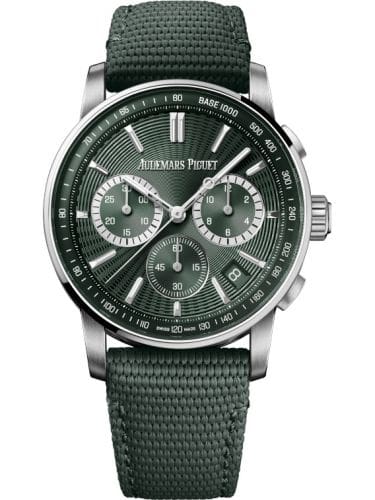 Audemars Piguet CODE 11.59 Chronograph Selfwinding Stainless Steel Green 26393ST.OO.A056KB.01