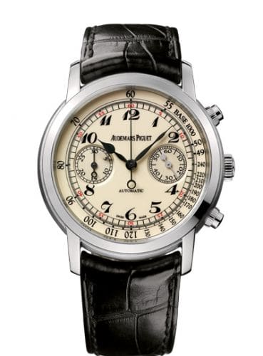 Audemars Piguet Jules Audemars 26100 Chronograph White Gold Creme Vintage 26100BC.OO.D002CR.01