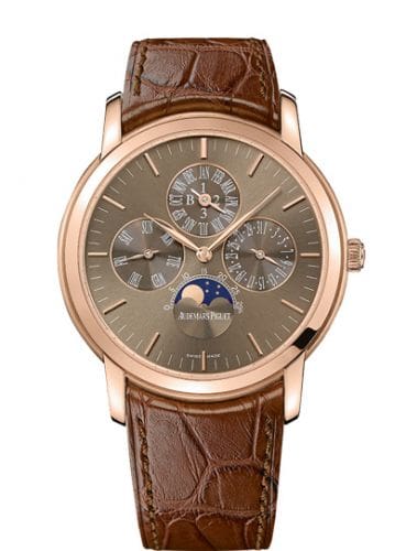 Audemars Piguet Jules Audemars 26390 Perpetual Calendar Pink Gold Brown 26390OR.OO.D093CR.01
