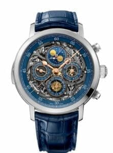 Audemars Piguet Jules Audemars Grande Complication Openworked Platinum Blue    26554PT.OO.D028CR.02