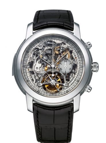 Audemars Piguet Jules Audemars Minute Repeater Tourbillon Chronograph Platinum Openworked 26270PT.OO.D002CR.01