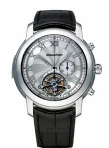Audemars Piguet Jules Audemars Minute Repeater Tourbillon Chronograph Platinum Silver    26050PT.OO.D002CR.01