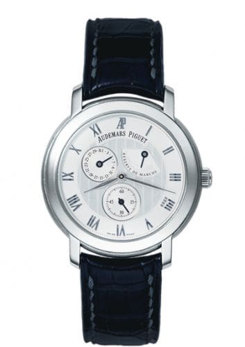 Audemars Piguet Jules Audemars Small Seconds & Power Reserve White Gold Silver 25955BC.OO.D002CR.01