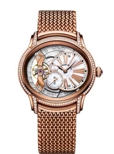 Audemars Piguet Millenary Hand-wound Pink Gold Mother of Pearl Bracelet 77247OR.ZZ.1272OR.01
