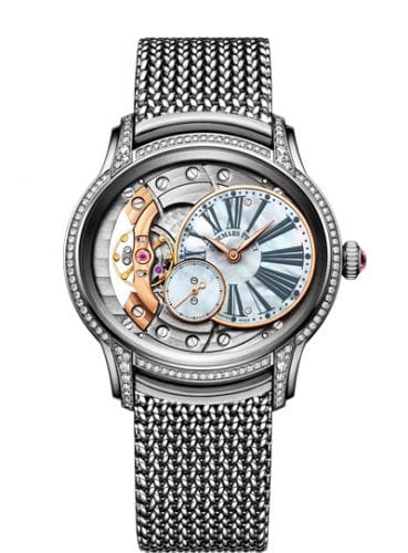 Audemars Piguet Millenary Hand-wound White Gold Mother of Pearl Bracelet 77247BC.ZZ.1272BC.01