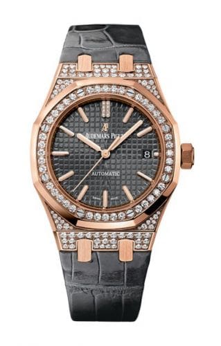 Audemars Piguet Royal Oak 15452 Selfwinding Pink Gold Slate Strap 15452OR.ZZ.D003CR.01