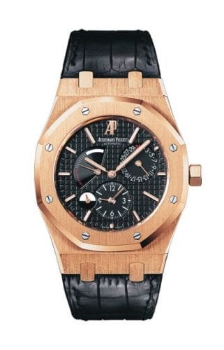 Audemars Piguet Royal Oak 26120 Dual Time Pink Gold Black 26120OR.OO.D002CR.01