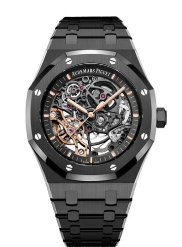 Audemars Piguet Royal Oak 41 Double Balance Wheel Openworked Black Ceramic 15416CE.OO.1225CE.01