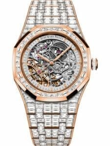 Audemars Piguet Royal Oak 41 Double Balance Wheel Openworked Pink Gold Baguette    15417OR.ZZ.1267OR.01