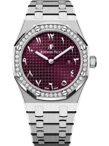 Audemars Piguet Royal Oak 67651 Quartz White Gold Purple - Eastern Arabic 67651BC.ZZ.1261BC.01