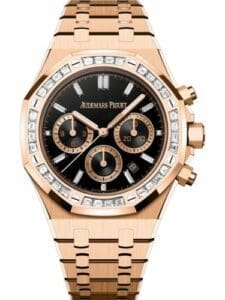 Audemars Piguet Royal Oak Chronograph 38 Red Gold - Diamond Onyx    26715OR.ZZ.1356OR.02