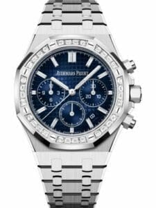 Audemars Piguet Royal Oak Chronograph 38 White Gold - Diamond Smoked Blue    26715BC.ZZ.1356BC.01