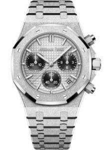 Audemars Piguet Royal Oak Chronograph 41 Frosted White Gold Grey Japan   26240BC.GG.1324BC.01