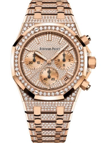 Audemars Piguet Royal Oak Chronograph 41 Pink Gold Diamond 50th Anniversary 26242OR.ZZ.1322OR.01