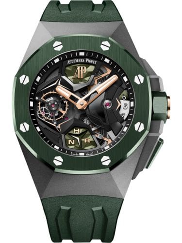 Audemars Piguet Royal Oak Concept GMT Tourbillon Titanium Green 26589IO.OO.D056CA.01