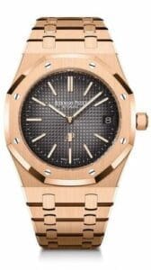 Audemars Piguet Royal Oak Extra-Thin Pink Gold Grey 50th Anniversary   16202OR.OO.1240OR.01